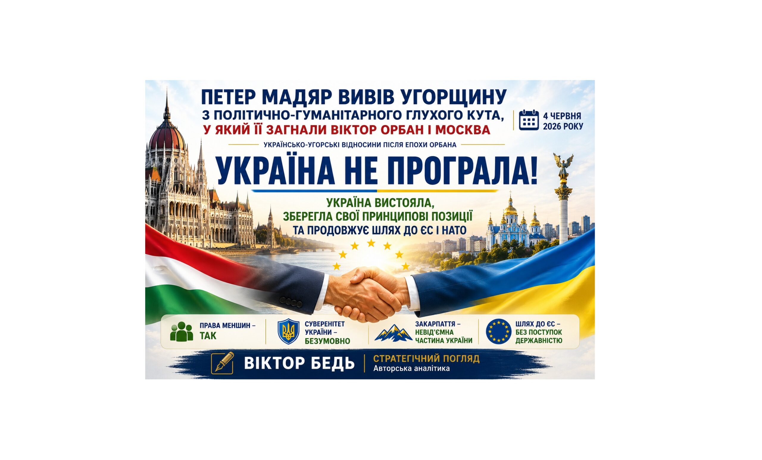 ПЕТЕР МАДЯР ТА УКРАЇНСЬКИЙ ДИПЛОМАТИЧНИЙ ПРОРИВ: КІНЕЦЬ ОРБАНІВСЬКОЇ ПОЛІТИКИ КОНФРОНТАЦІЇ